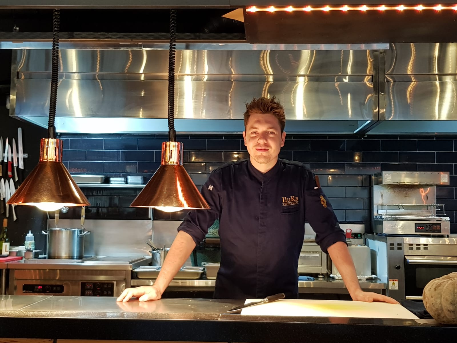 Chef Max, Michelin-trained chef from the Netherlands at Iluka Restaurant Jeonju